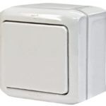 Выключатель Legrand 1-клавишный ОП 10АХ quteo ip44 белый