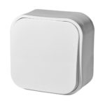 Выключатель Legrand 1-клавишный ОП 10АХ quteo белый