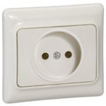 Розетка Legrand 1-местная СП kaptika 16a слоновая кость