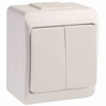 Выключатель Iek ГЕРМЕС plus ВС20-2-0-ГПБ